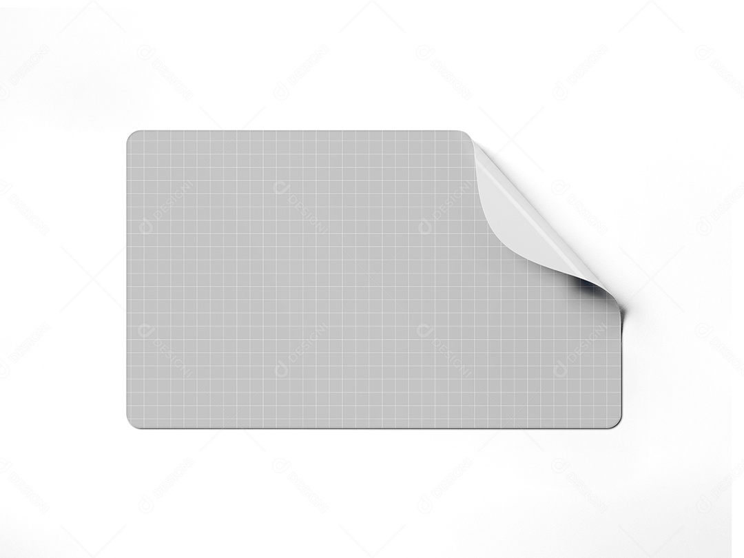 Adesivo Mockup PSD Editável