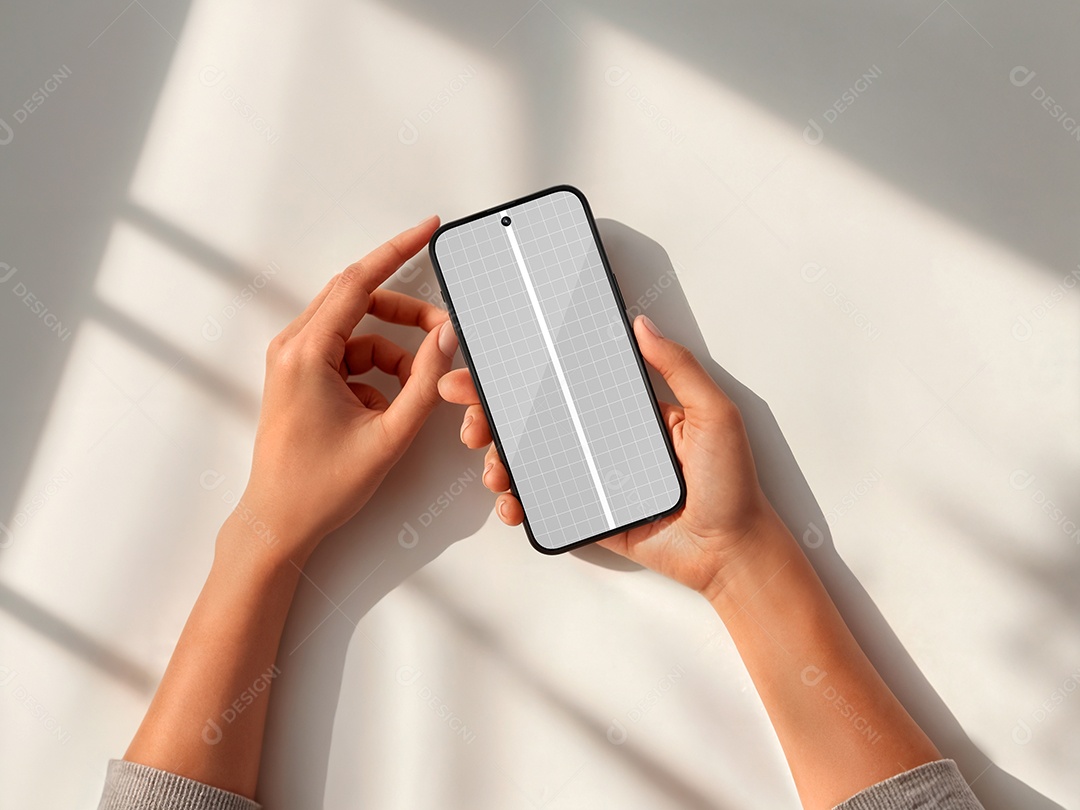 Celular Smartphone Mockup PSD Editável