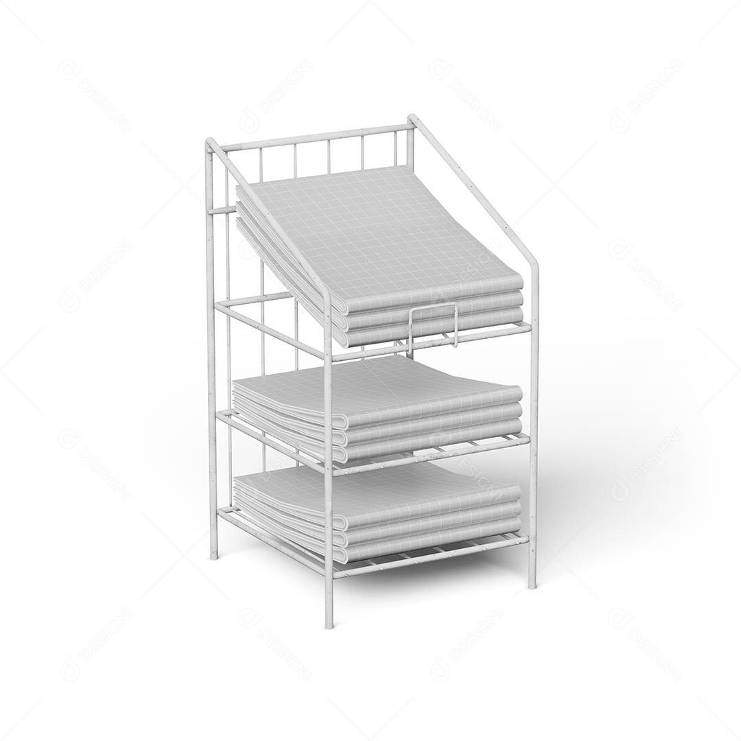 Cesta de Supermercado Mockup PSD Editável