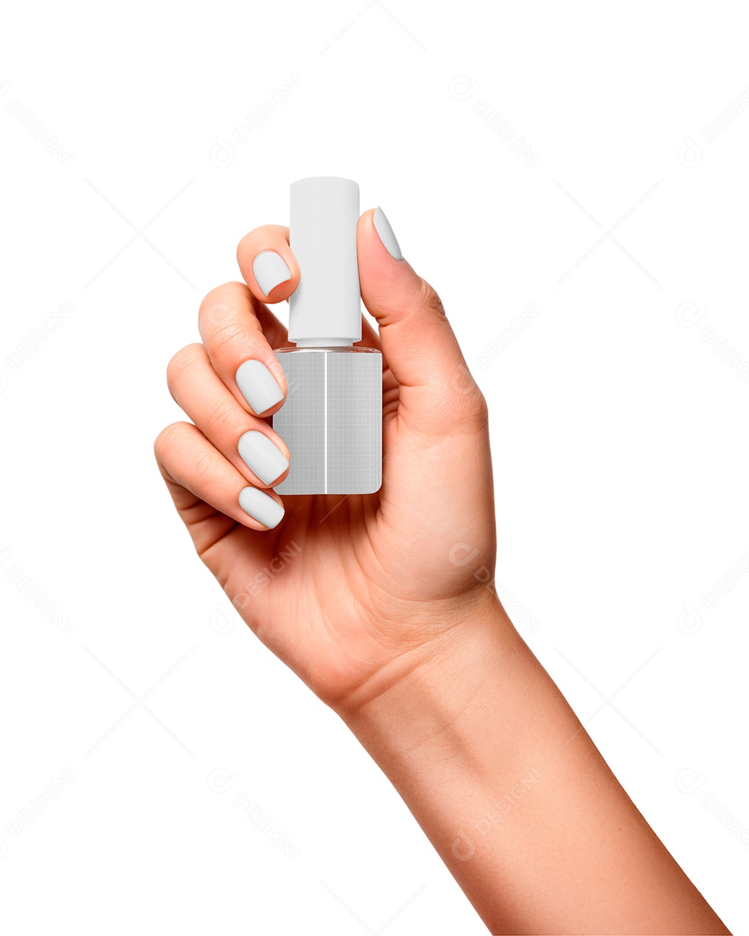 Mockup Embalagem Frasco Esmalte Unha PSD Editável