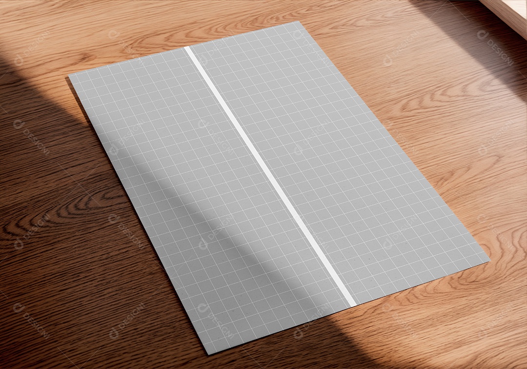 Mockup de Carta PSD Editável