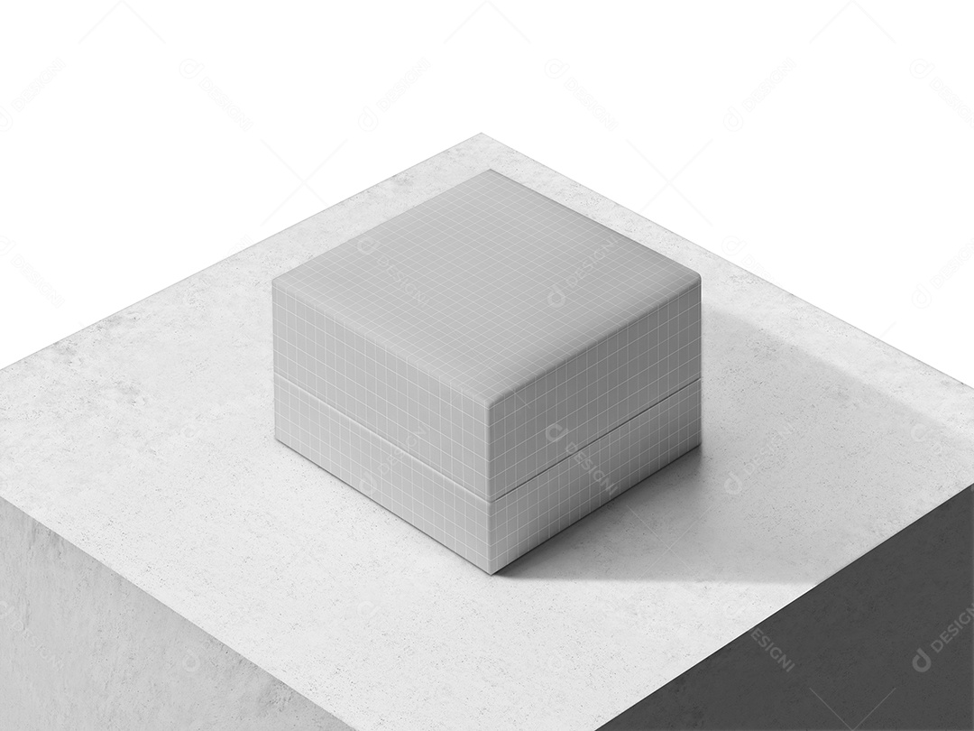 Caixa Mockup PSD Editável