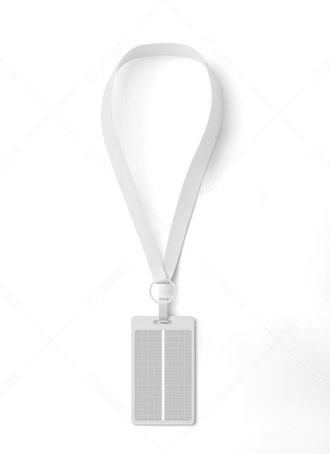 Crachá Mockup PSD Editável