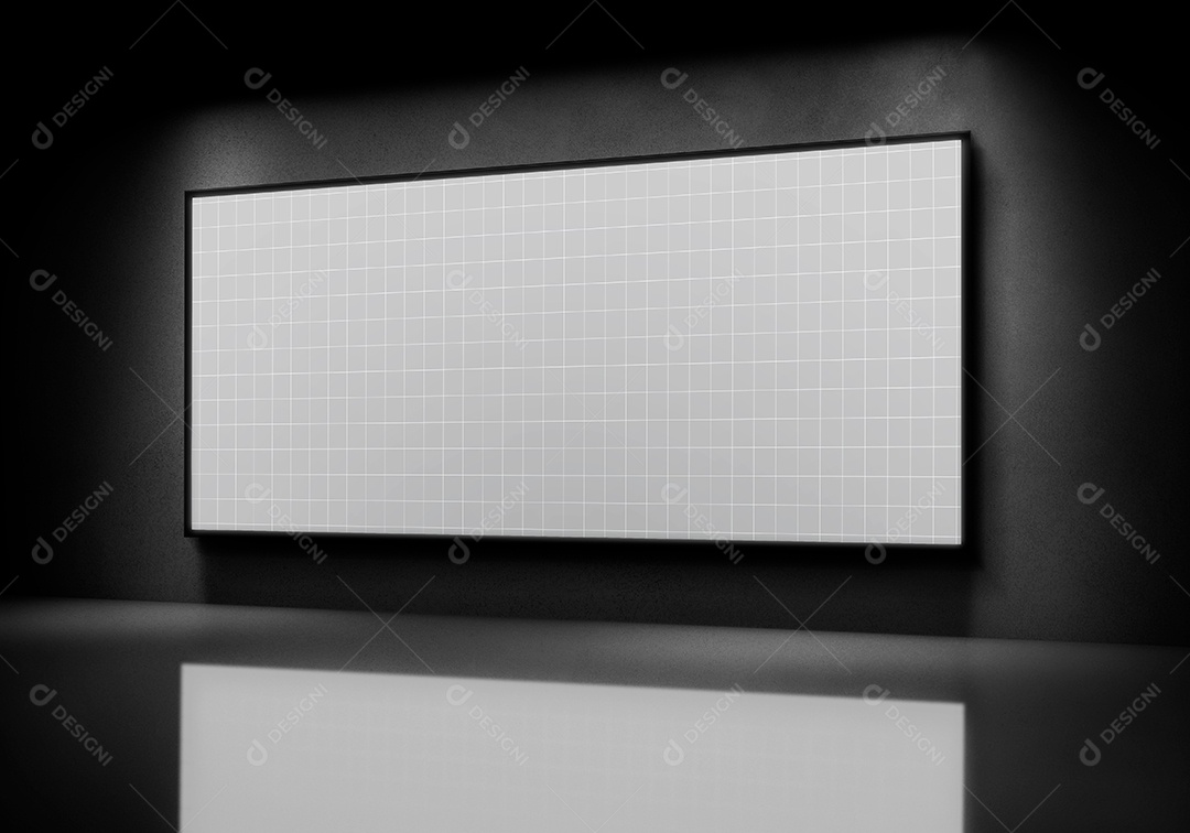 Telão de Divulgação Mockup PSD Editável