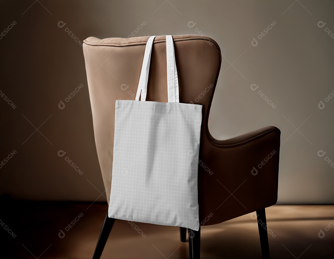 Sacola de Pano MockupPSD Editável