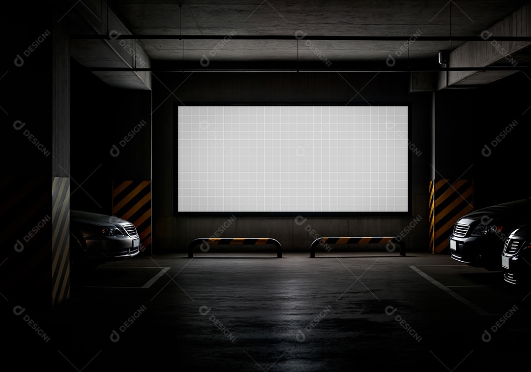 Telão Mockup PSD Editável