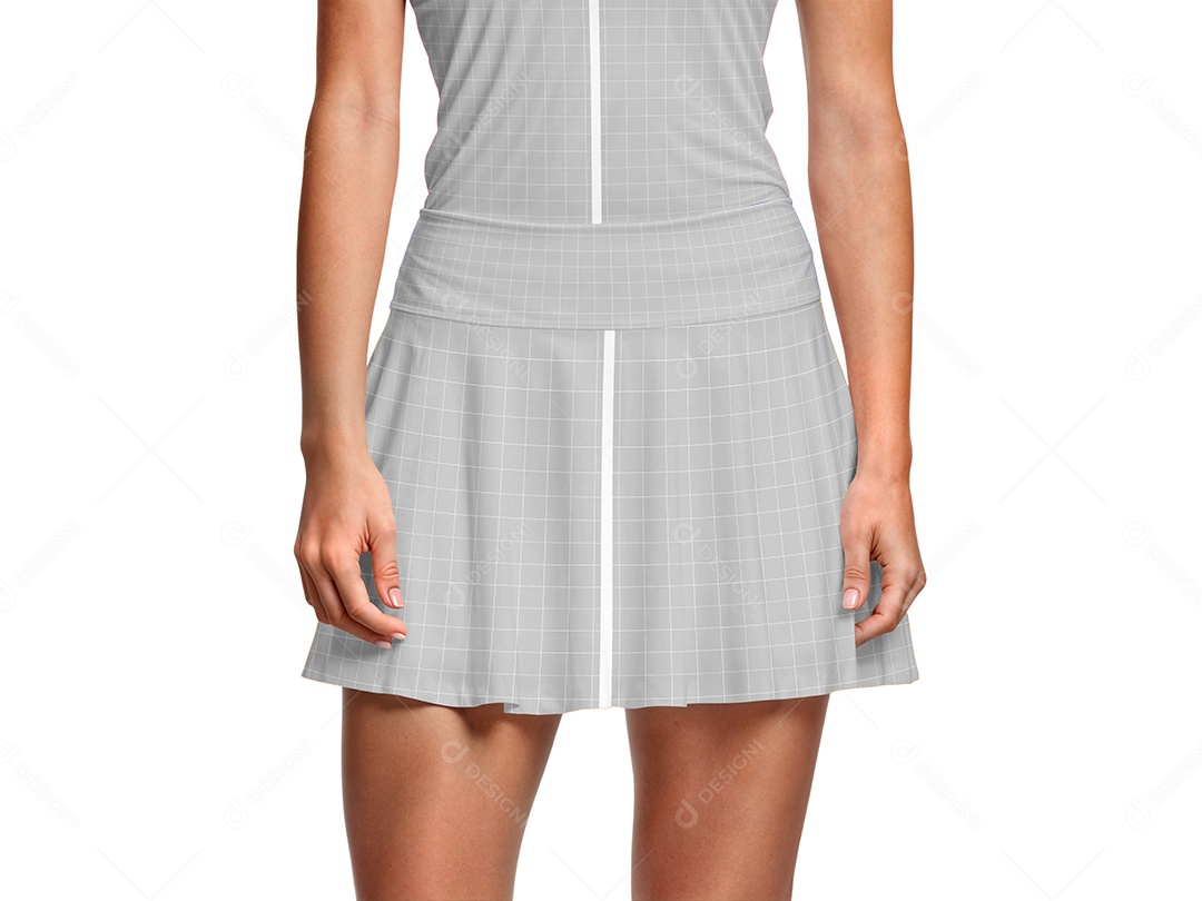 Vestido Feminino Mockup PSD Editável