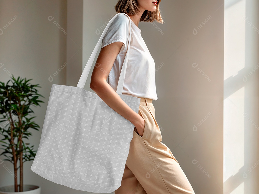 Bolsa Mockup PSD Editável