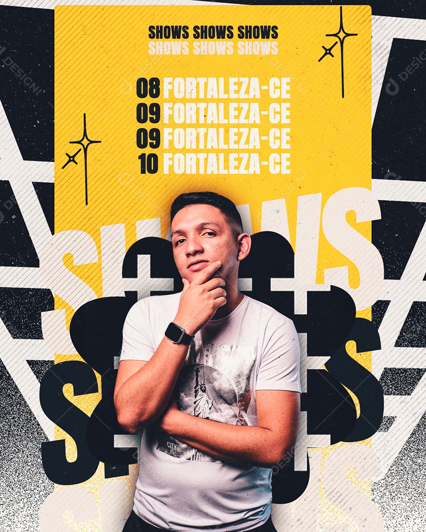 Story Agenda De São João Próximos Shows Sertanejos Social Media PSD Editável