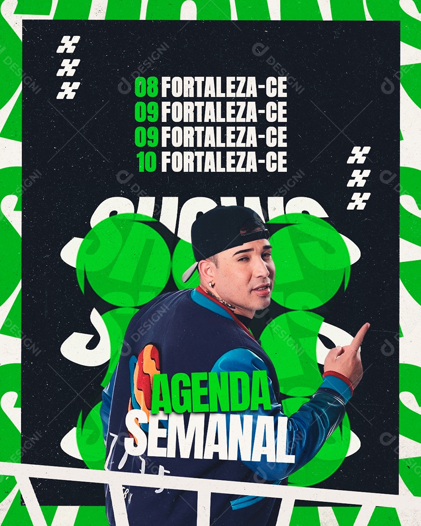 Story Agenda De São João Próximos Shows Social Media PSD Editável