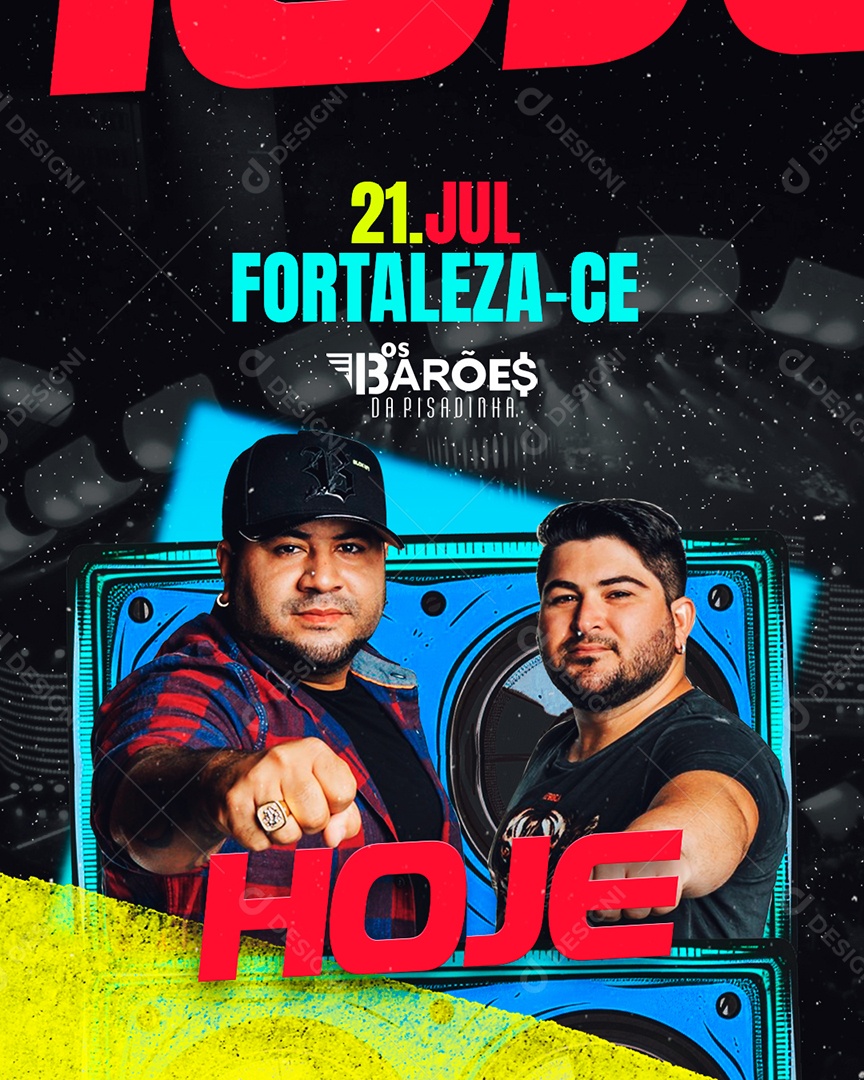 Story Agenda De São João Próximos De Barões Da Pisadinha Social Media PSD Editável