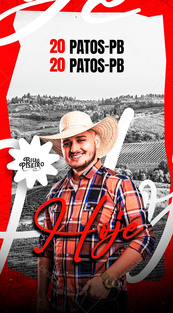 Story Agenda De São João Próximos Shows De biu Do Piseiro Social Media PSD Editável