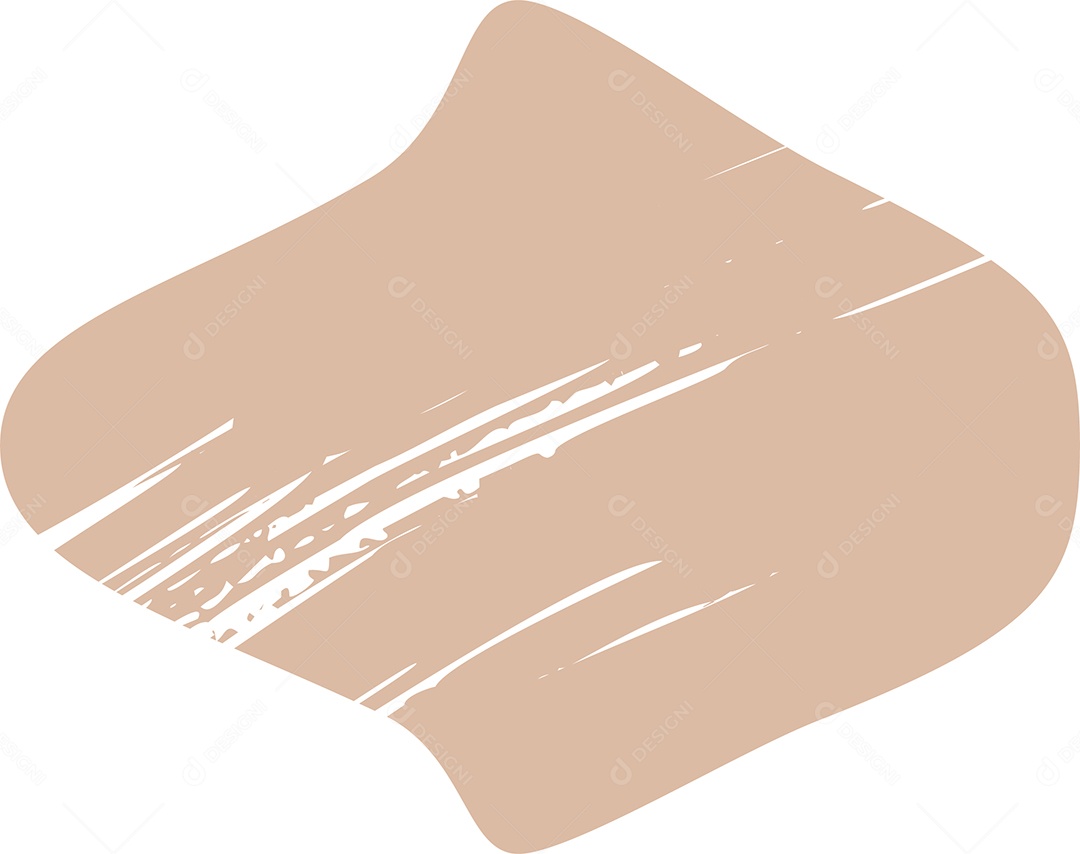 Shape Grunge Mancha de Tinta Marrom Claro Ilustração Vetor EPS