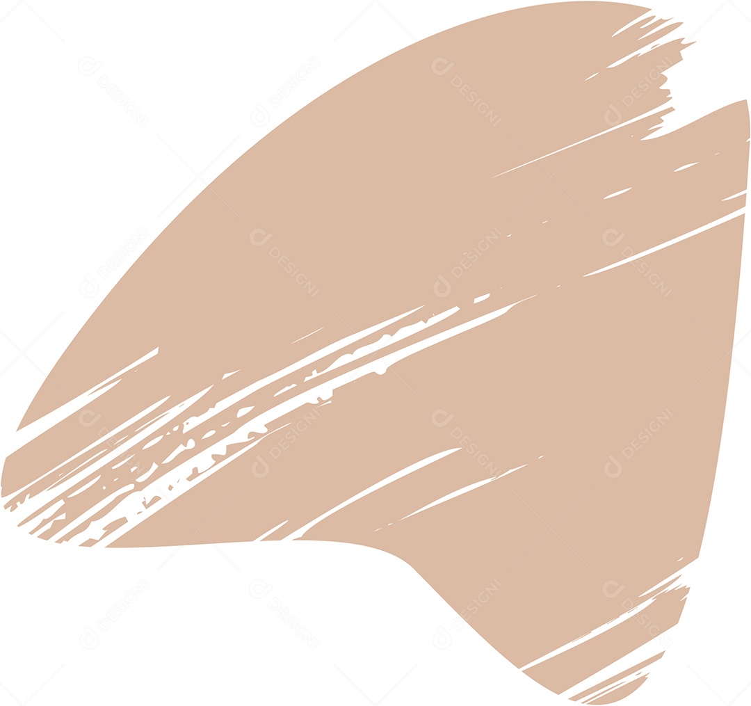 Shape Grunge Mancha de Tinta Marrom Claro Ilustração Vetor EPS