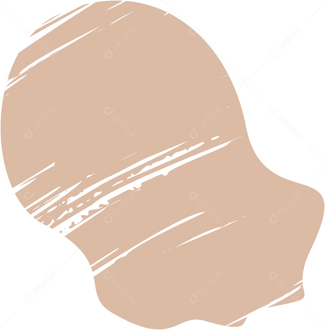 Shape Grunge Mancha de Tinta Marrom Claro Ilustração Vetor EPS