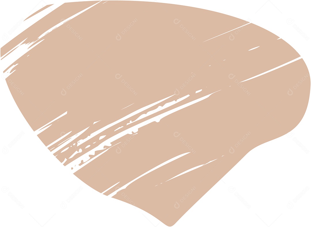 Shape Grunge Mancha de Tinta Marrom Claro Ilustração Vetor EPS