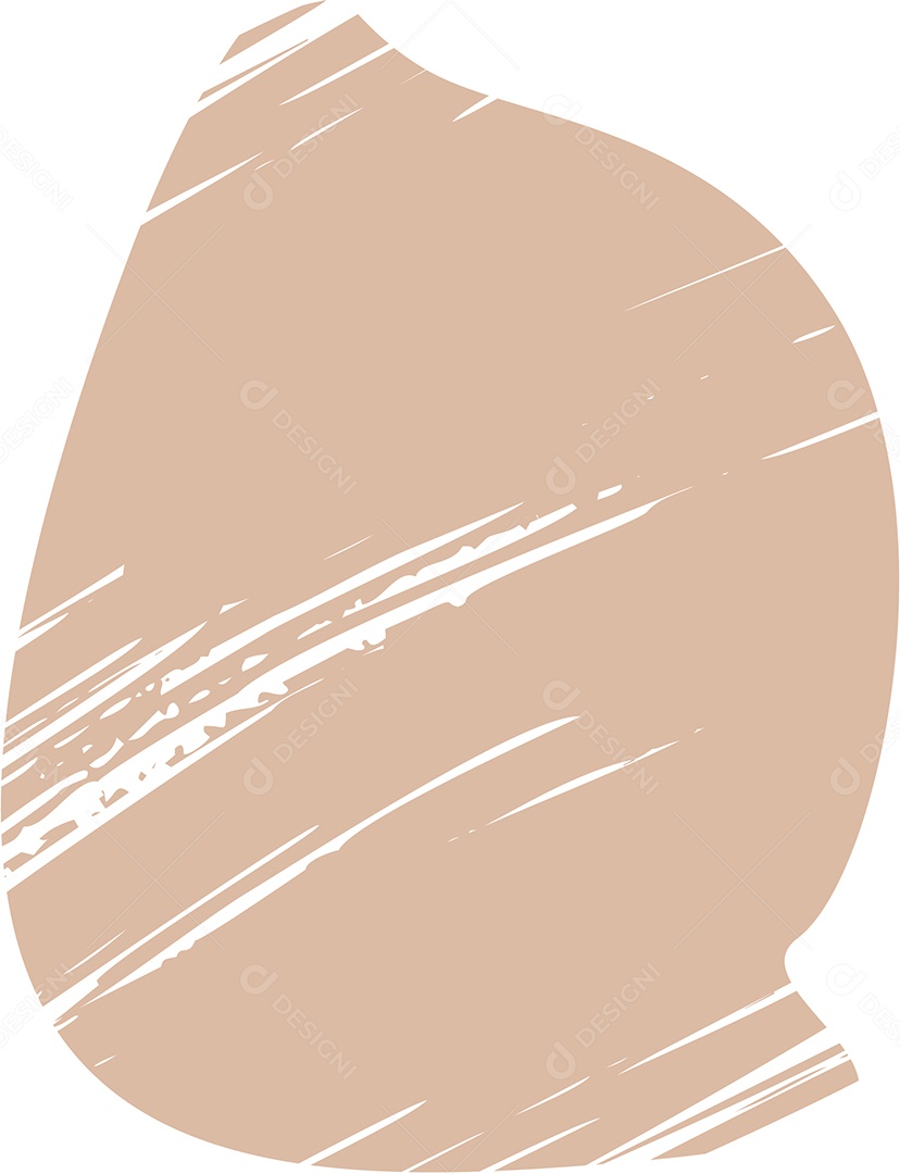 Shape Grunge Mancha de Tinta Marrom Claro Ilustração Vetor EPS