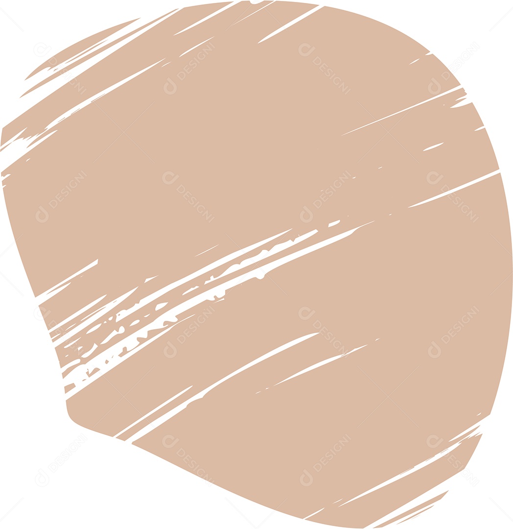 Shape Grunge Mancha de Tinta Marrom Claro Ilustração Vetor EPS