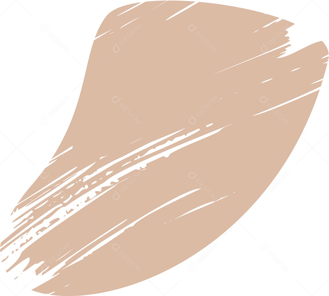 Shape Grunge Mancha de Tinta Marrom Claro Ilustração Vetor EPS