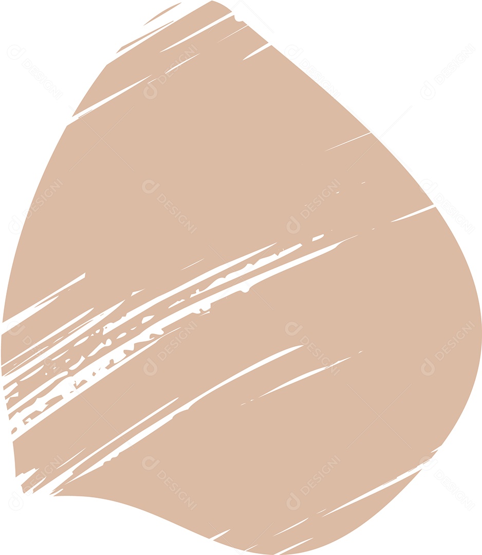 Shape Grunge Mancha de Tinta Marrom Claro Ilustração Vetor EPS