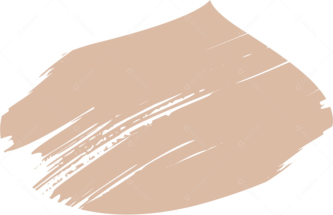 Shape Grunge Mancha de Tinta Marrom Claro Ilustração Vetor EPS