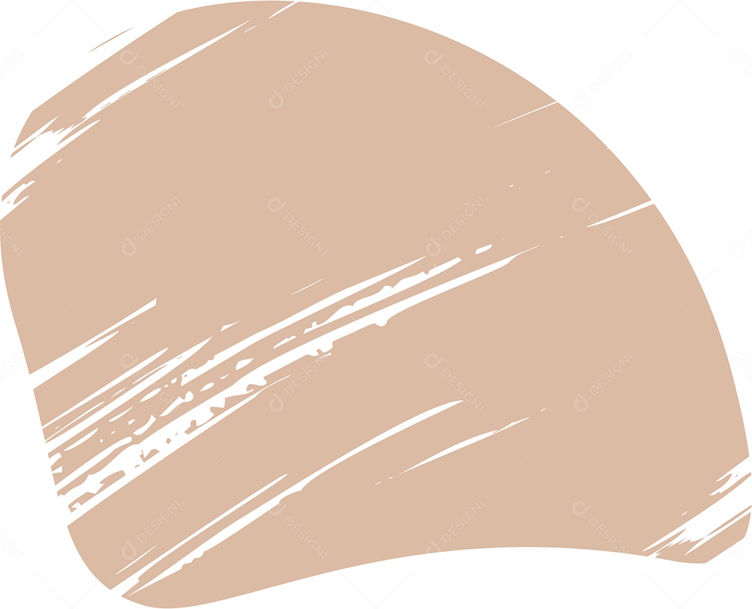 Shape Grunge Mancha de Tinta Marrom Claro Ilustração Vetor EPS