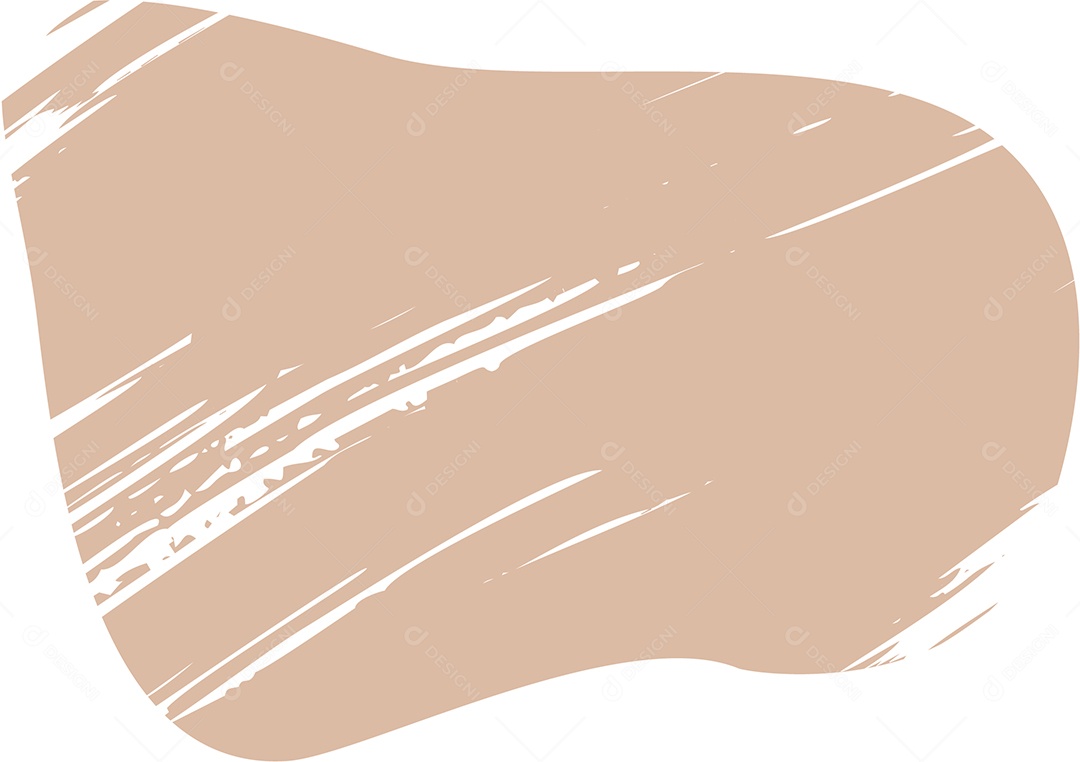 Shape Grunge Mancha de Tinta Marrom Claro Ilustração Vetor EPS