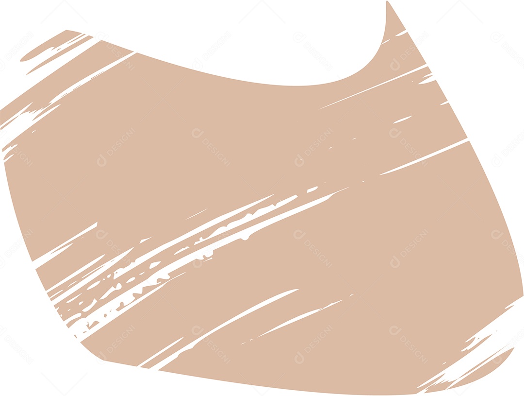 Shape Grunge Mancha de Tinta Marrom Claro Ilustração Vetor EPS