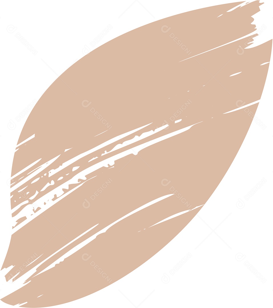 Shape Grunge Mancha de Tinta Marrom Claro Ilustração Vetor EPS