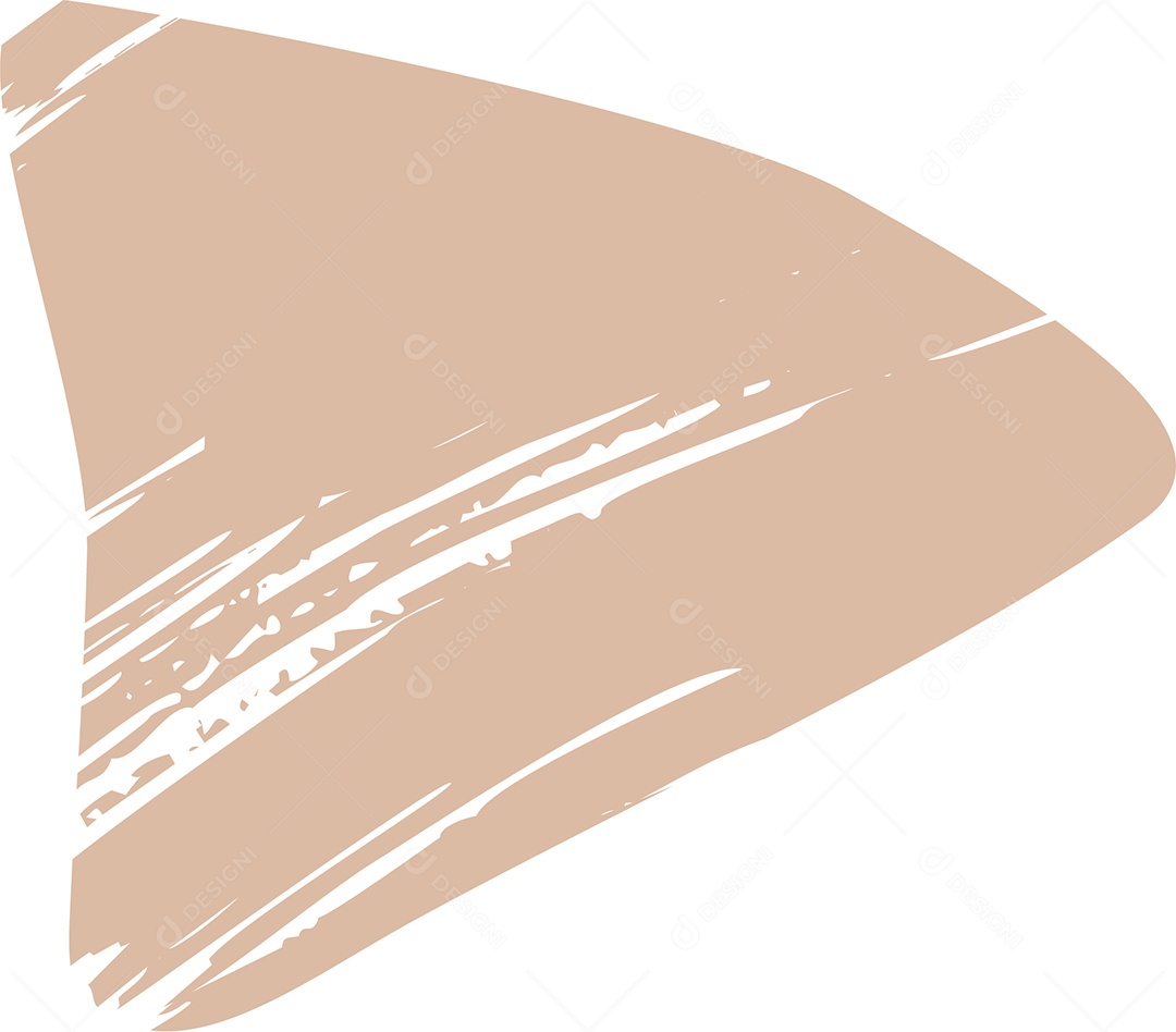 Shape Grunge Mancha de Tinta Marrom Claro Ilustração Vetor EPS