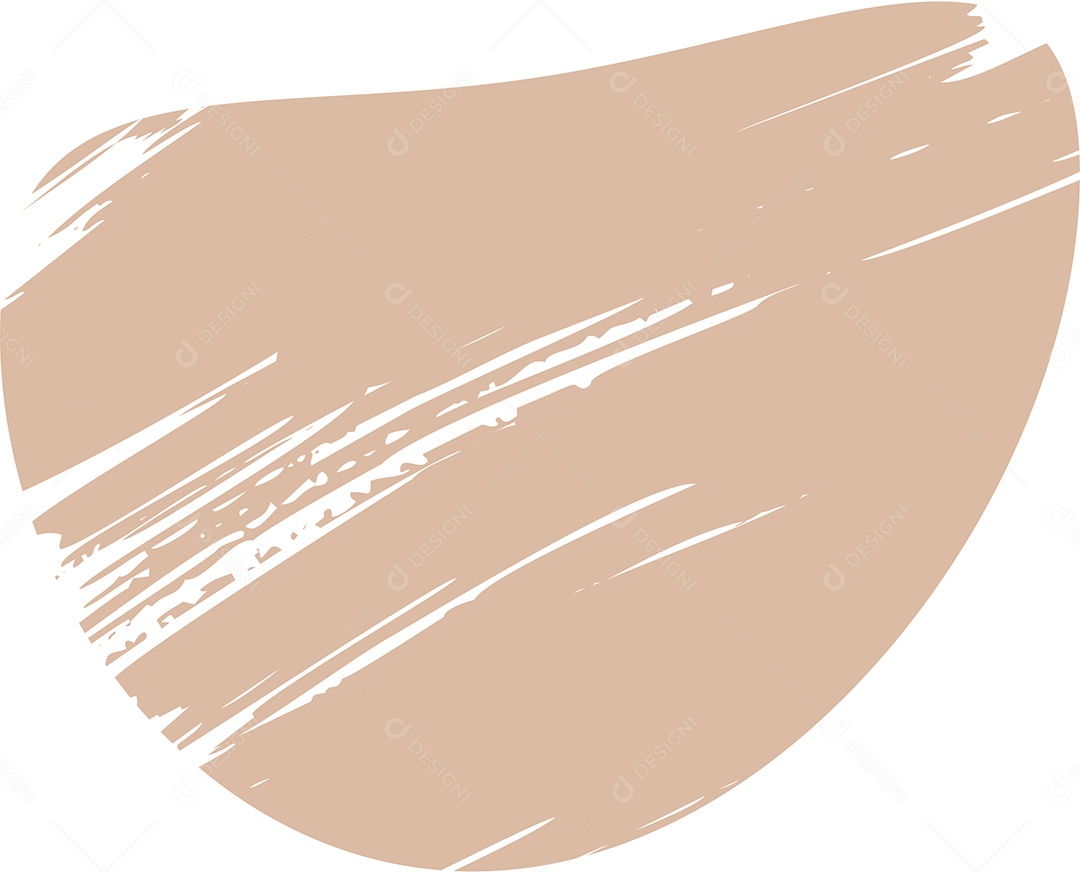 Shape Grunge Mancha de Tinta Marrom Claro Ilustração Vetor EPS