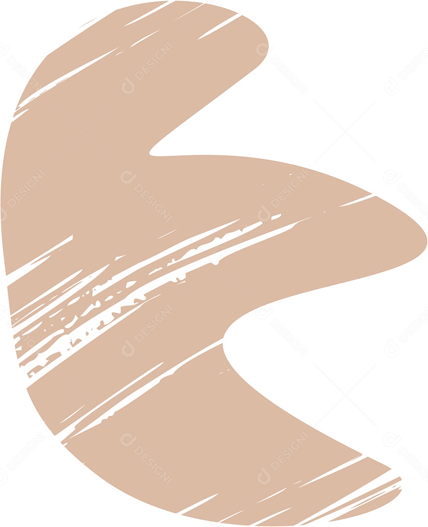 Shape Grunge Mancha de Tinta Marrom Claro Ilustração Vetor EPS