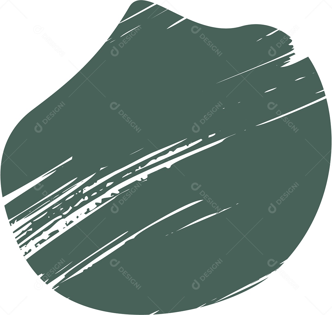 Shape Grunge Mancha de Tinta Verde Ilustração Vetor EPS