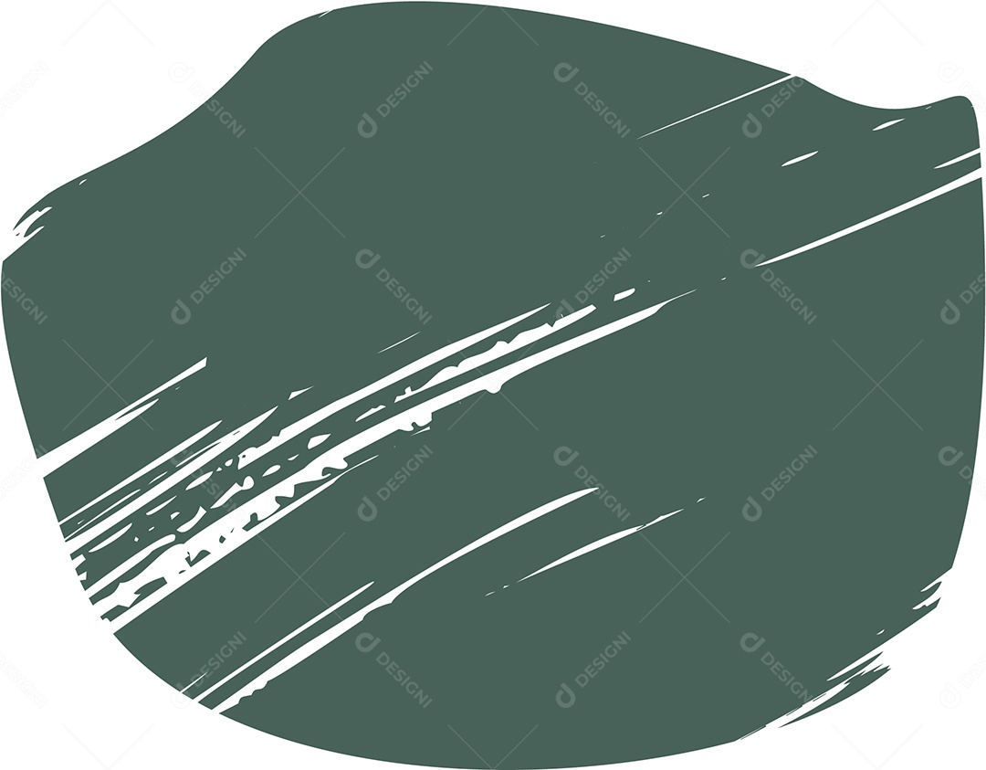 Shape Grunge Mancha de Tinta Verde Ilustração Vetor EPS
