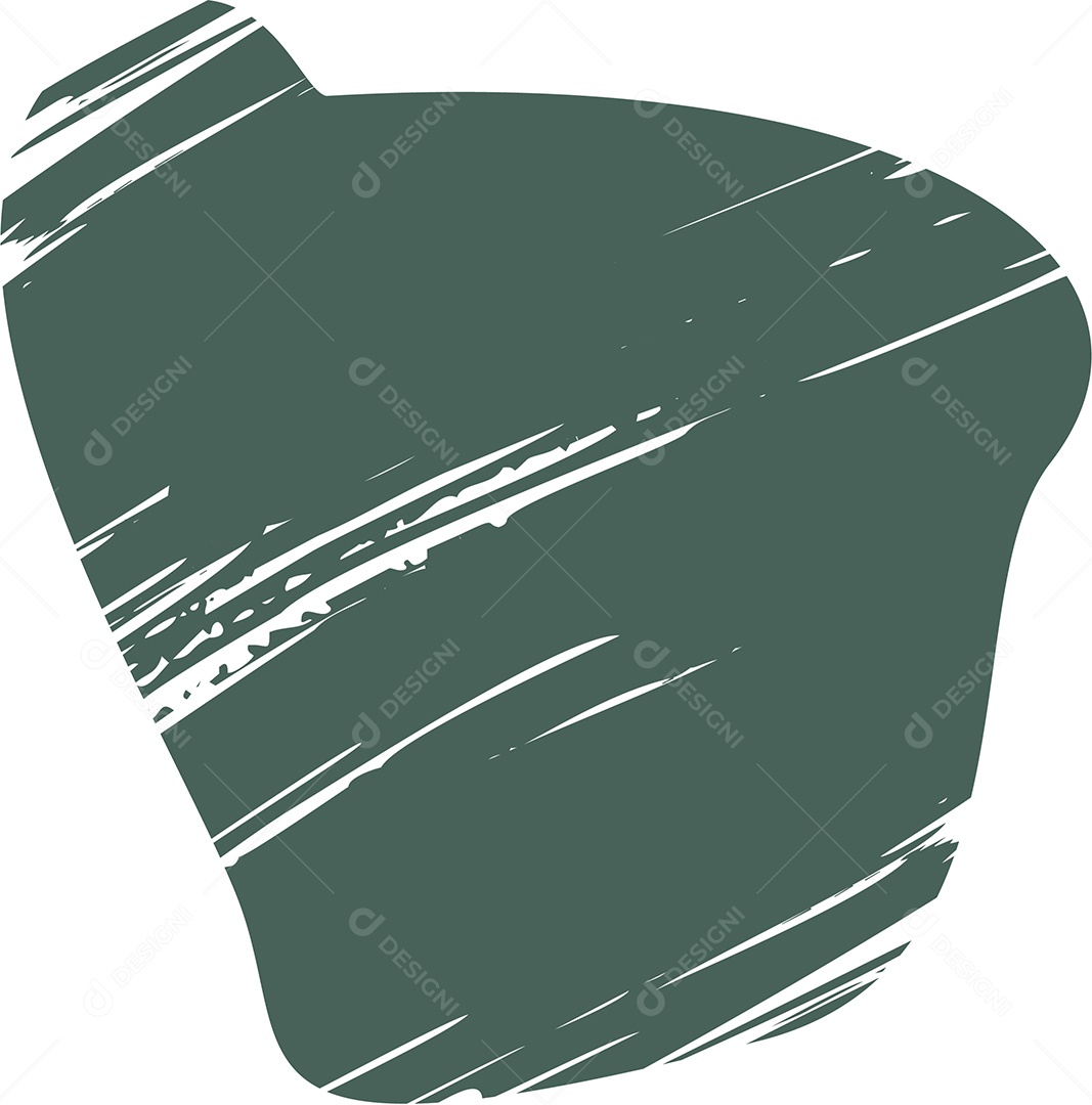 Shape Grunge Mancha de Tinta Verde Ilustração Vetor EPS