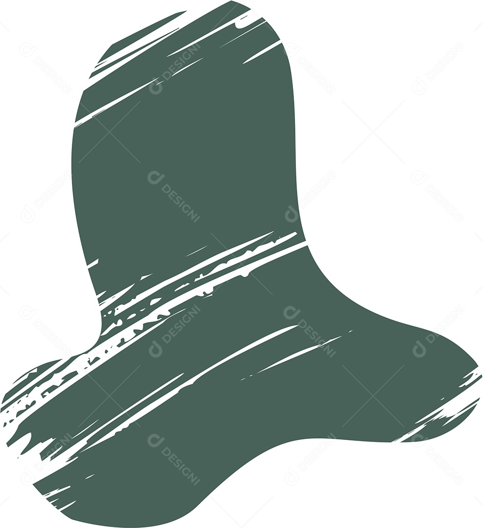 Shape Grunge Mancha de Tinta Verde Ilustração Vetor EPS