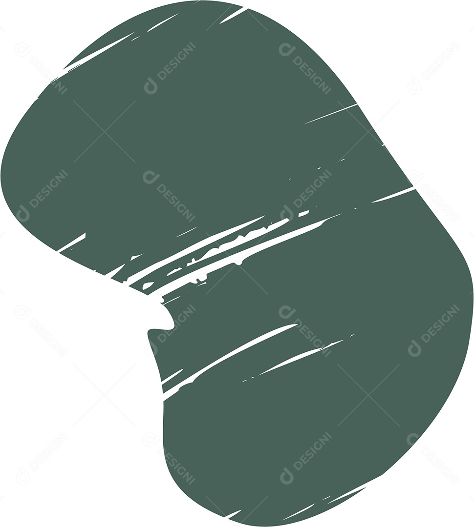 Shape Grunge Mancha de Tinta Verde Ilustração Vetor EPS