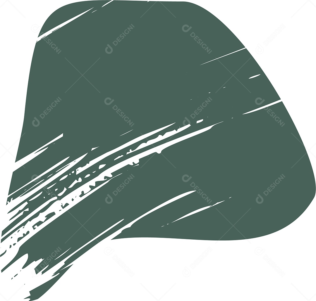 Shape Grunge Mancha de Tinta Verde Ilustração Vetor EPS