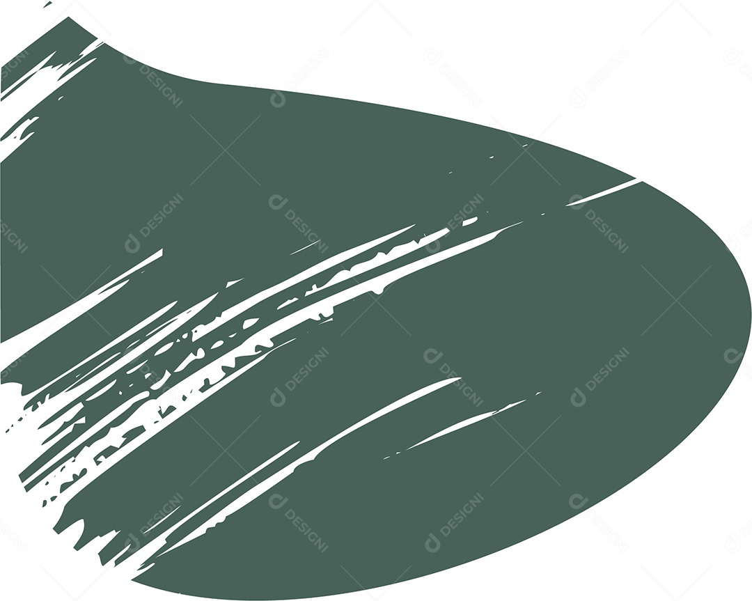 Shape Grunge Mancha de Tinta Verde Ilustração Vetor EPS