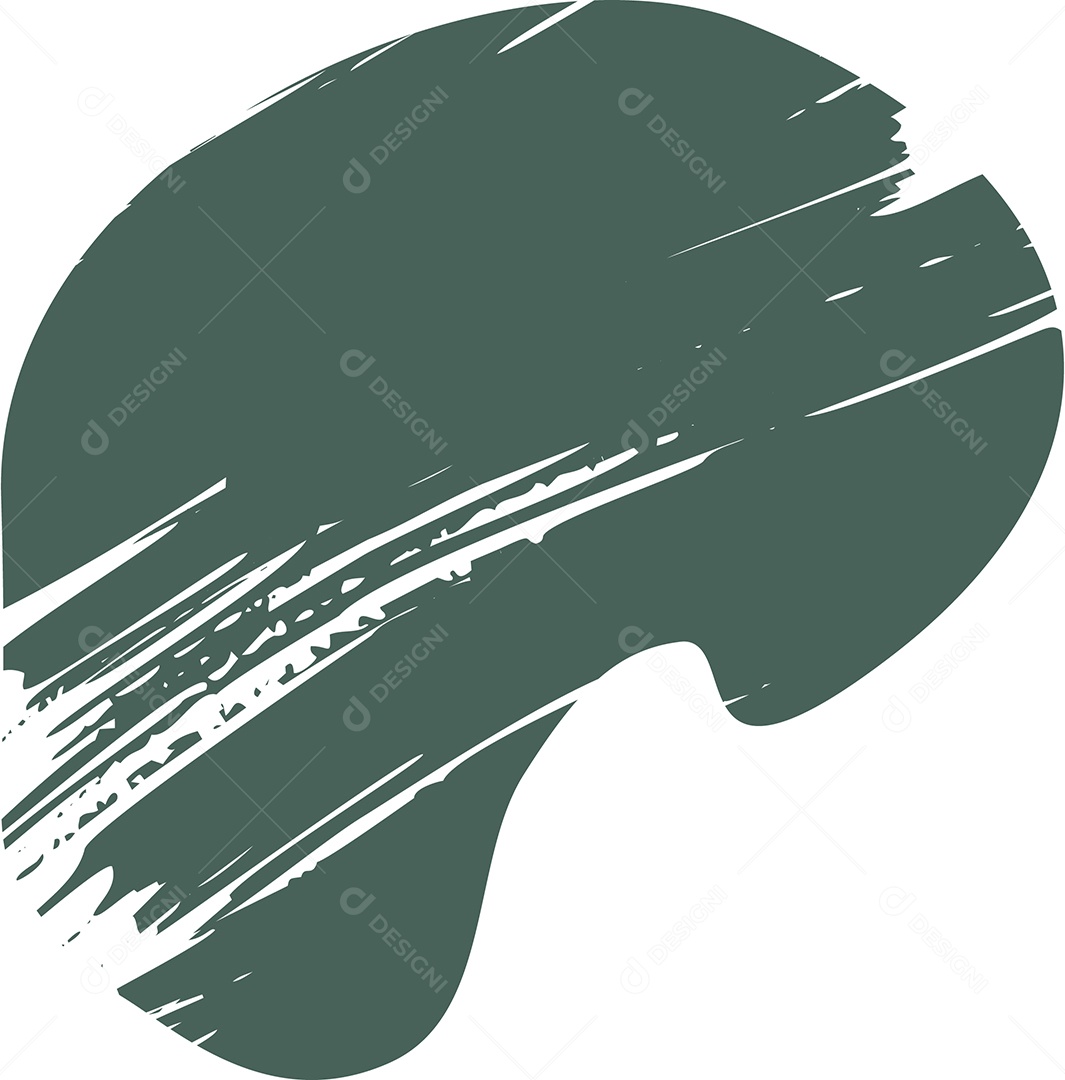 Shape Grunge Mancha de Tinta Verde Ilustração Vetor EPS