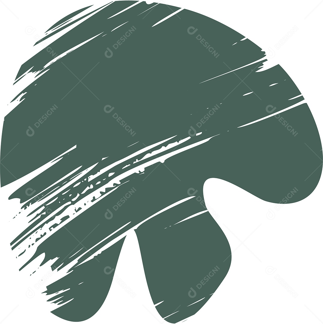 Shape Grunge Mancha de Tinta Verde Ilustração Vetor EPS