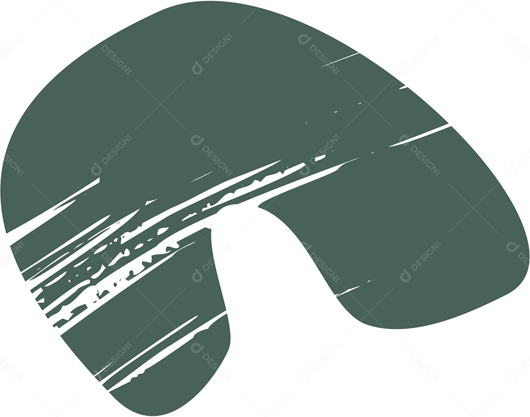 Shape Grunge Mancha de Tinta Verde Ilustração Vetor EPS