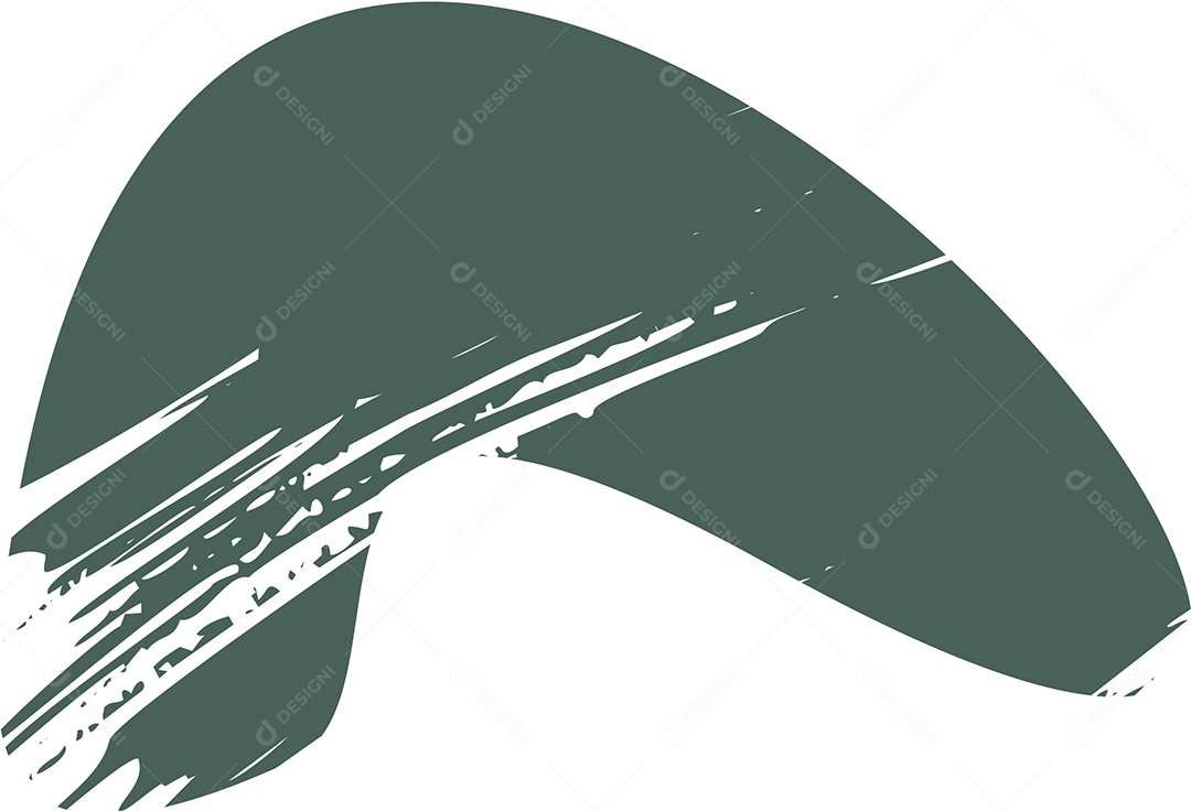 Shape Grunge Mancha de Tinta Verde Ilustração Vetor EPS