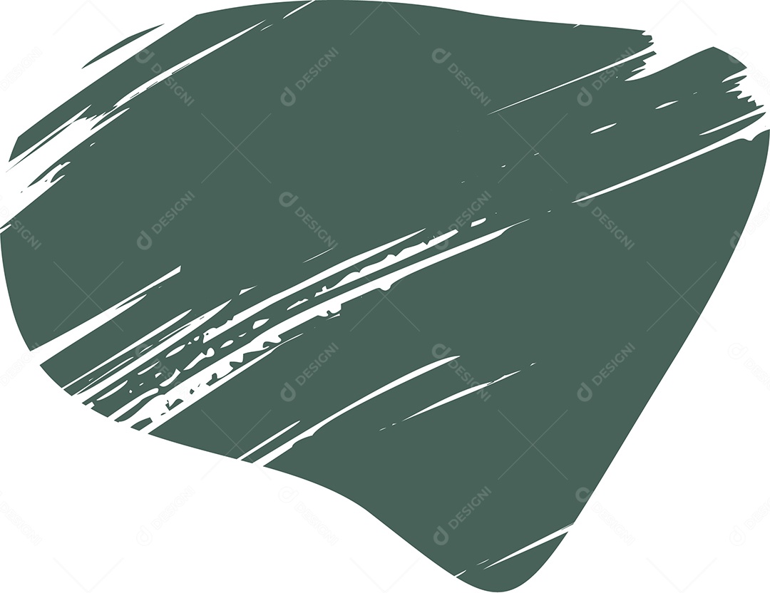 Shape Grunge Mancha de Tinta Verde Ilustração Vetor EPS