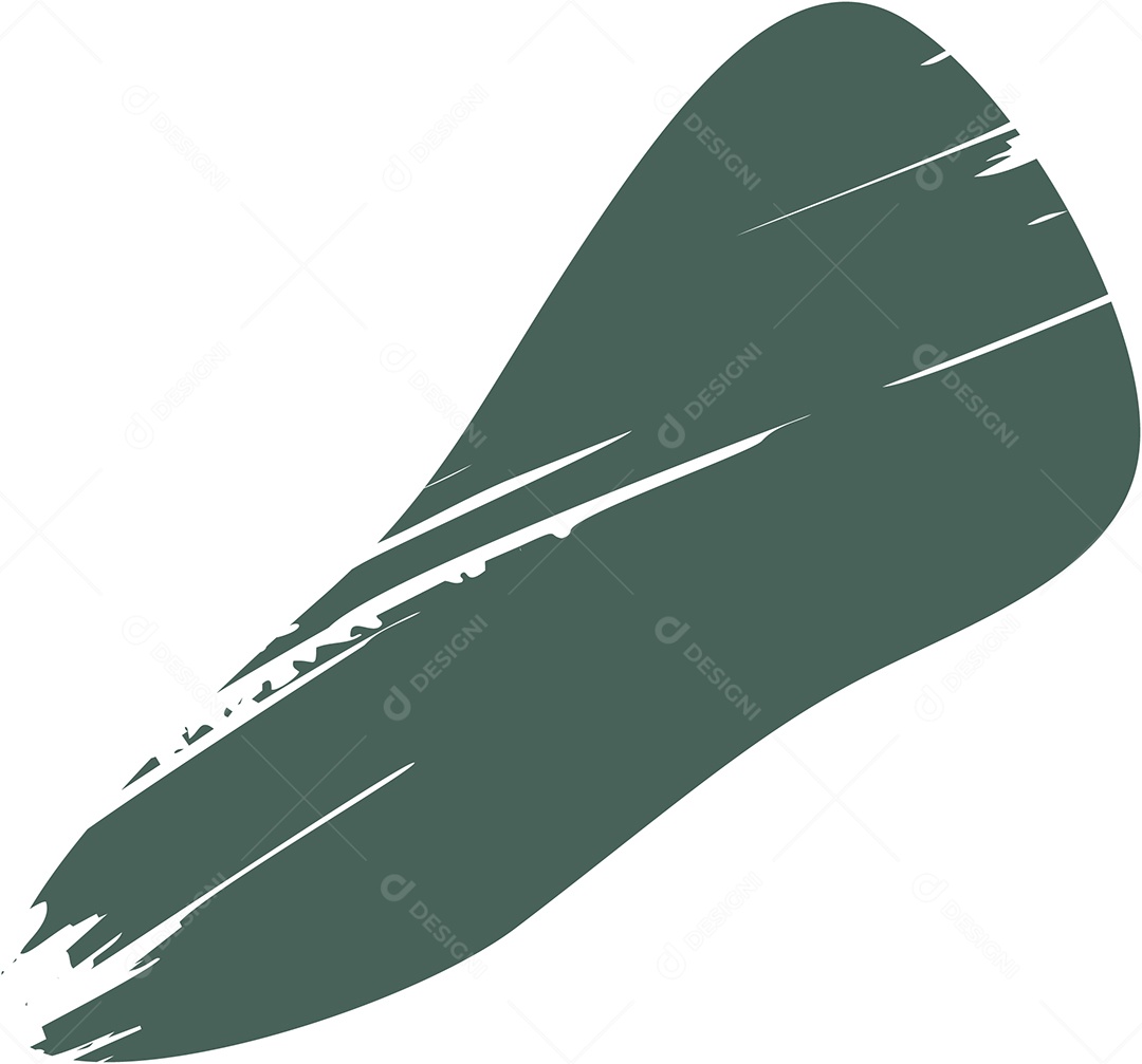 Shape Grunge Mancha de Tinta Verde Ilustração Vetor EPS