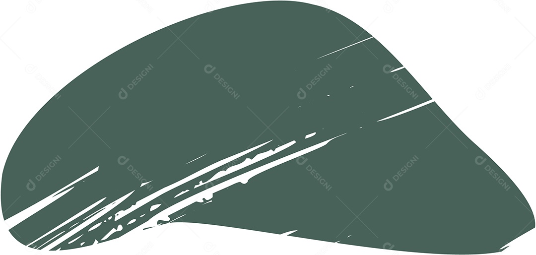 Shape Grunge Mancha de Tinta Verde Ilustração Vetor EPS