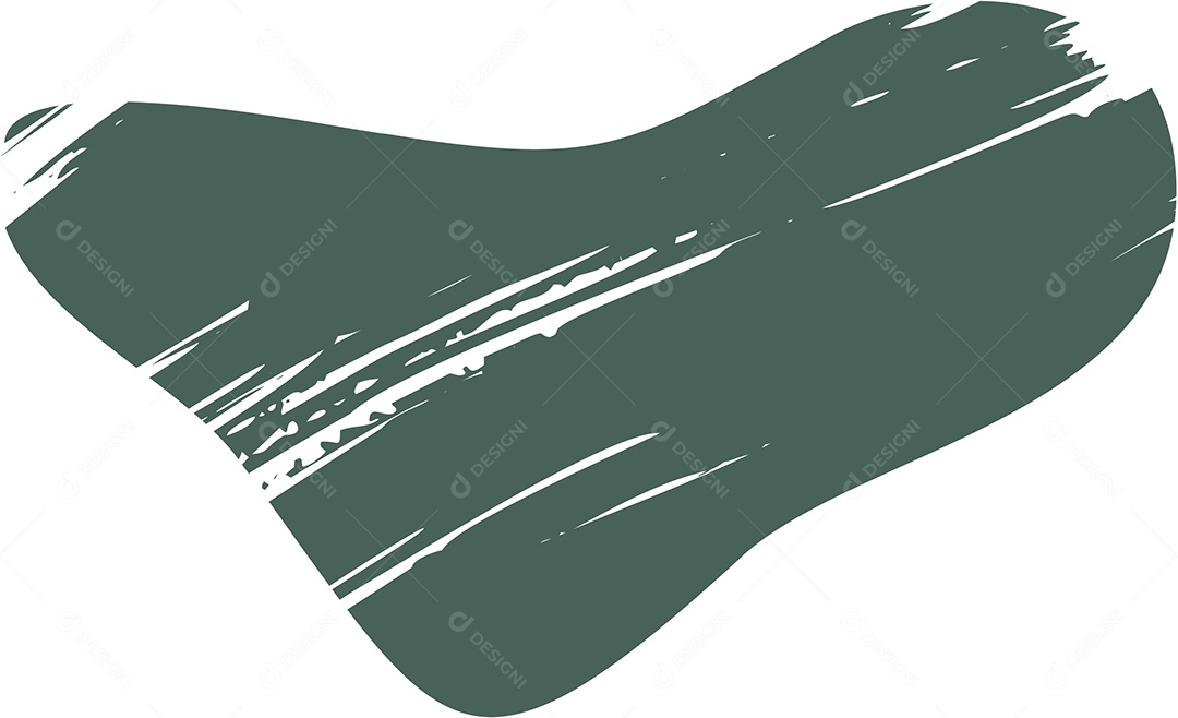 Shape Grunge Mancha de Tinta Verde Ilustração Vetor EPS