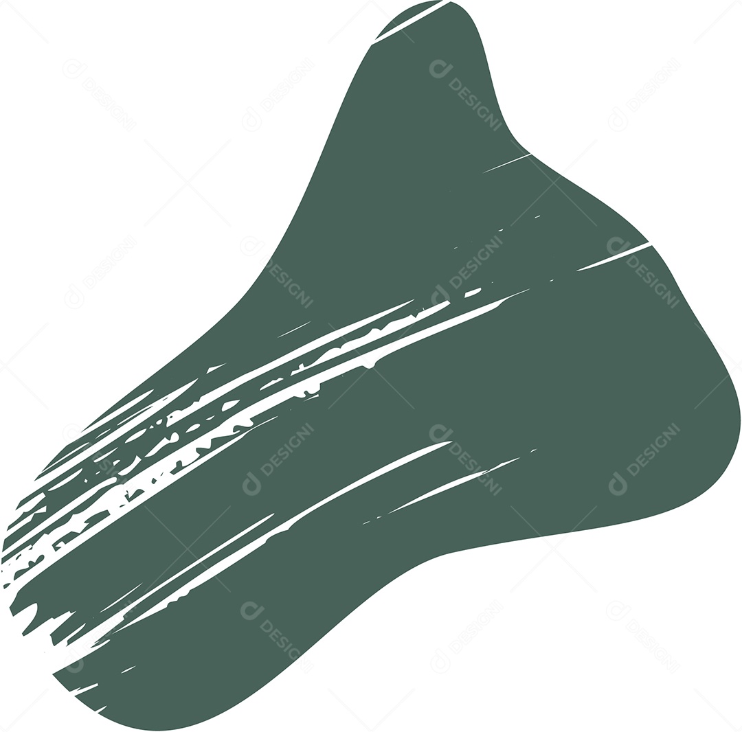 Shape Grunge Mancha de Tinta Verde Ilustração Vetor EPS