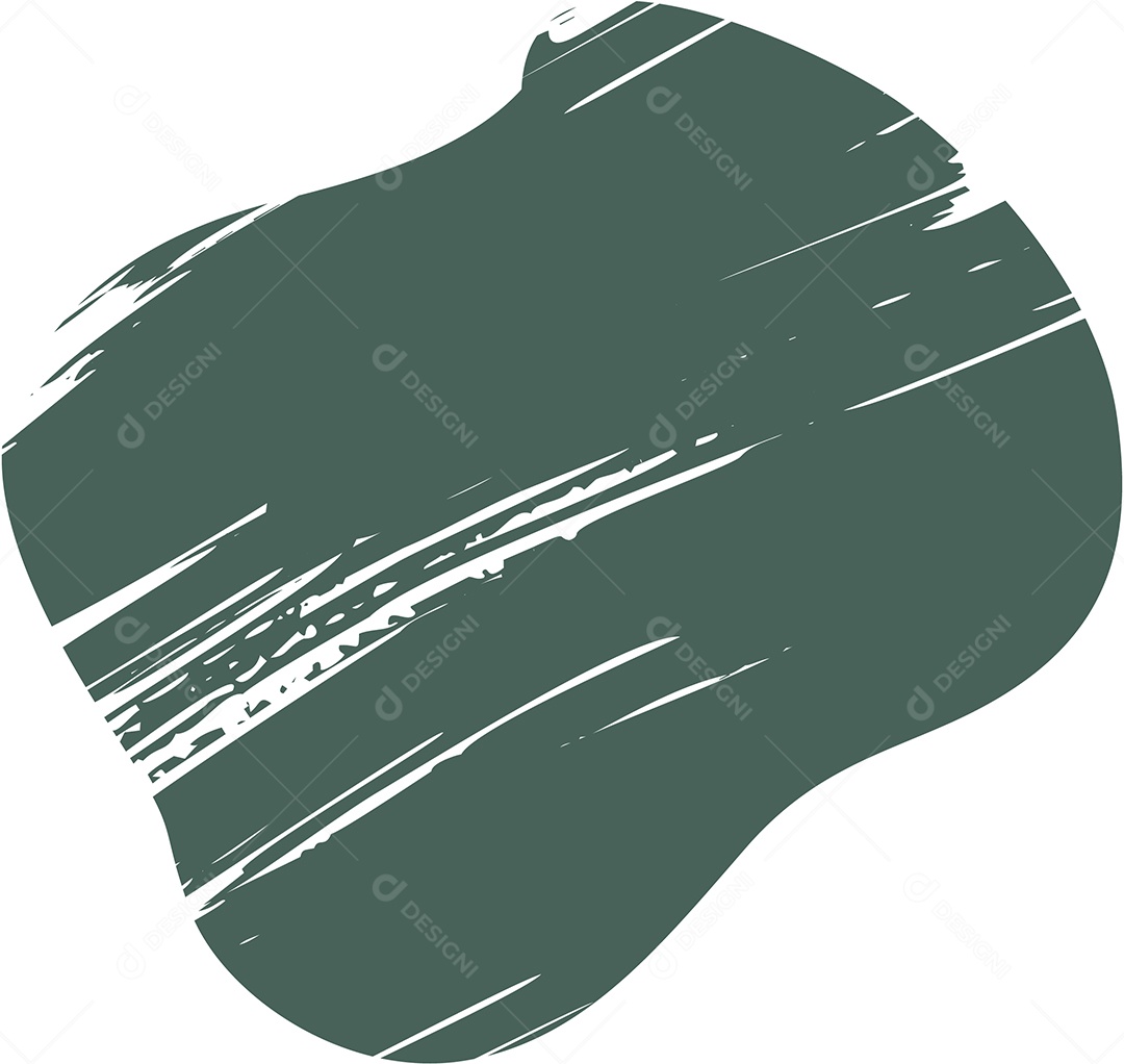 Shape Grunge Mancha de Tinta Verde Ilustração Vetor EPS