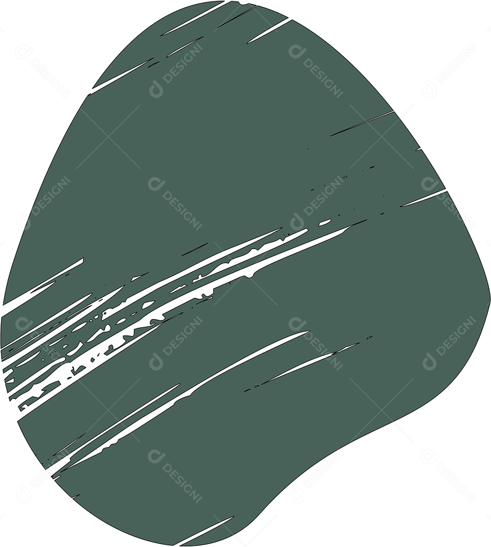 Shape Grunge Mancha de Tinta Verde Ilustração Vetor EPS